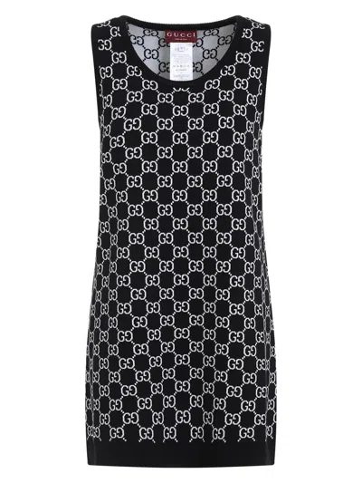 GUCCI WOMEN'S JACQUARD KNIT MINI-DRESS