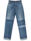 Gucci Women Boyfriend Denim Cotton Jeans In Multicolor