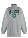 Gucci Jersey Sweatshirt In Grey