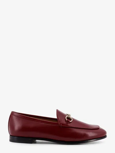 Gucci Women Jordaan Leather Loafers In Multi