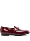 Gucci Horsebit-detailed Loafers In Red