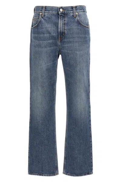 Gucci Kick Flare Jeans In Blue