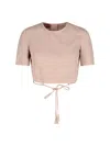 Gucci Sleeve Tie Cropped Top