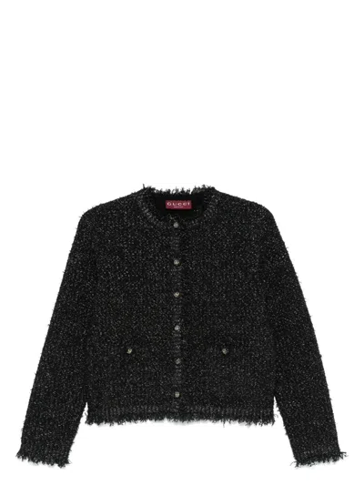 GUCCI WOMEN'S LAMÃ© CARDIGAN