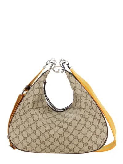 Gucci Women Large Attache Shoulder Bag In Multicolor