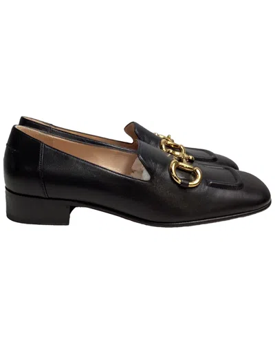 Gucci Women's Leather Baby Horsebit Loafer (authentic Pre-loved)