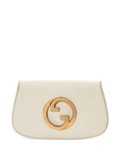 Gucci Women's Leather Blondie Bag In White