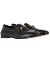 Gucci Women's Leather Brixton Convertible Loafer (authentic Pre-loved) In Black