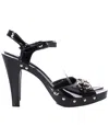 Gucci Women's Leather Horsebit Sandal (authentic Pre-loved) In Black