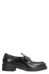 Gucci Horsebit Detail Slip-on Loafers In Black