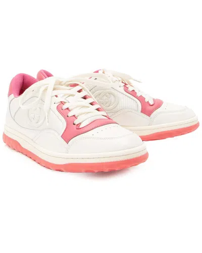 Pre-owned Gucci Women's Leather Mac80 Sneaker (authentic Pre-loved)