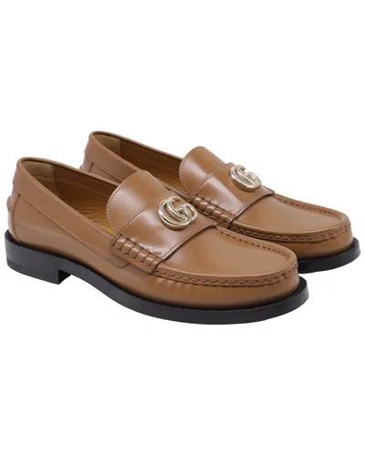 Gucci Women's Leather Marmont Logo Loafer (authentic Pre-loved) In Multi