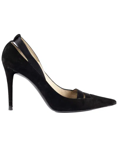 Gucci Women's Leather Pointed-toe Pump - '10s (authentic Pre-loved) In Black