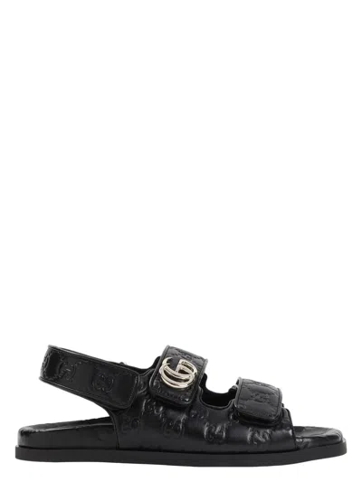 GUCCI WOMEN'S LEATHER SANDALS