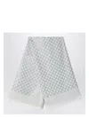 Gucci Women's Light Grey/white Gg Jacquard Wool And Silk Scarf | 8092263gc46 Color 9063