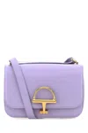 Gucci Women Lilac Leather Small  Siena Shoulder Bag In Purple