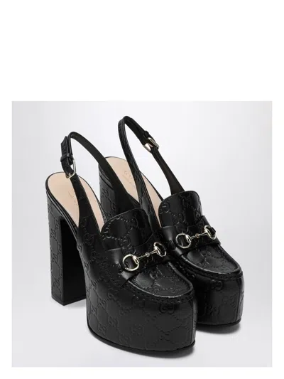 GUCCI WOMEN'S LOAFER SLINGBACK WITH PLATFORM