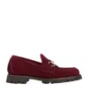 Gucci Women's Loafer With Horsebit In Burgundy