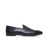 Gucci Gold-tone Hardware Horsebit Detail Loafer In Black