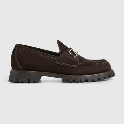 Gucci Women's Loafer With Horsebit In Brown