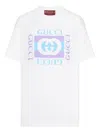 Gucci Women Cotton T-shirt With Print In Multi