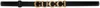 Gucci Logo Lettering Plaque Thin Belt In Black