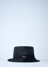 Gucci Women Logo Motif Bucket Hat In Black