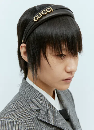 Gucci Women Logo Plaque Headband
