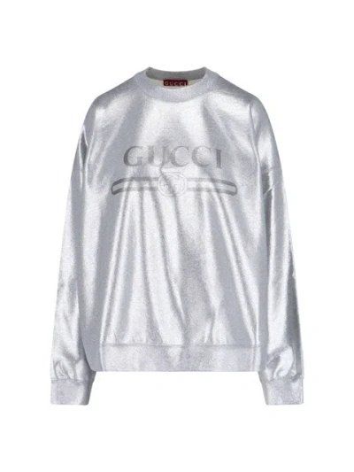 GUCCI GUCCI WOMEN LOGO SWEATSHIRT