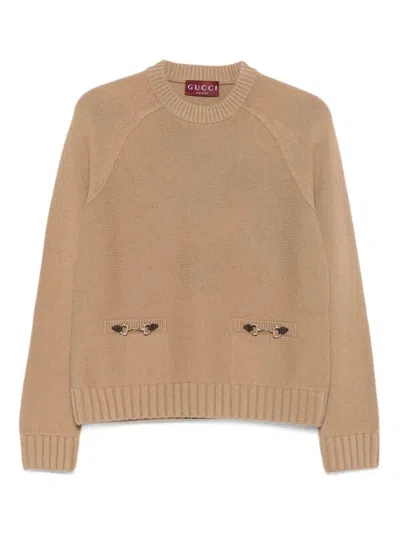 GUCCI GUCCI WOMEN LONG SLEEVE CREW-NECK TOP