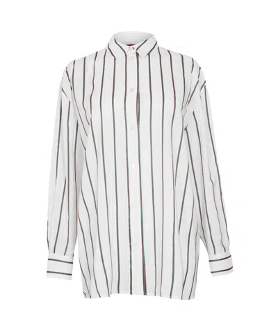 Gucci Silk Shirt In White