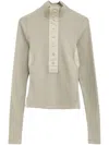 Gucci Women Long Sleeve T-shirt In Gray