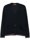 Gucci Women Long Sleeve V-neck Cardigan In Multicolor