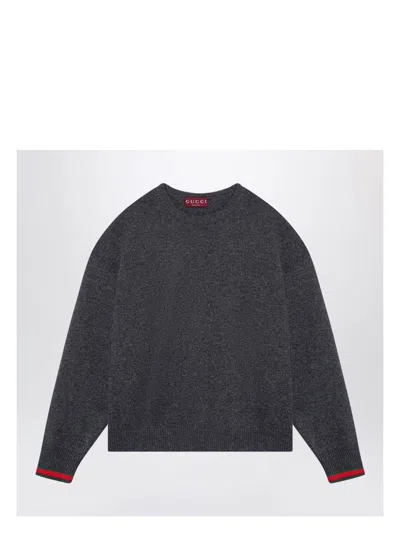 GUCCI WOMEN'S L/S CW/NK TOP WO AND WS BLEND