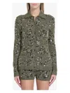 Gucci Cardigan Polo In Viscose And Tweed Blend
