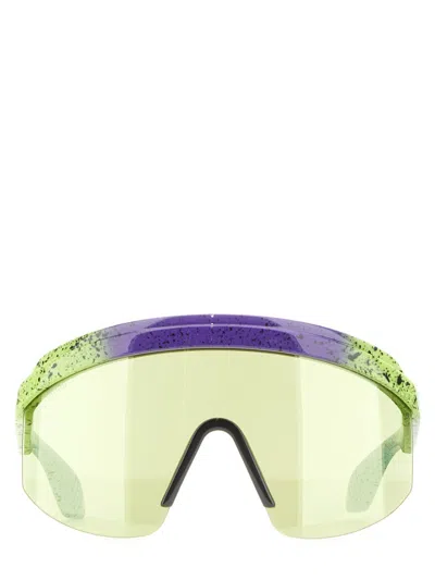 Gucci Women Mask Frame Sunglasses In Green