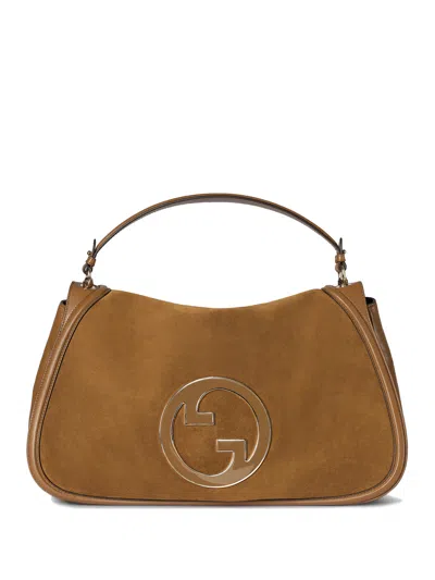 Gucci Women Maxi Blondie Bag In Brown