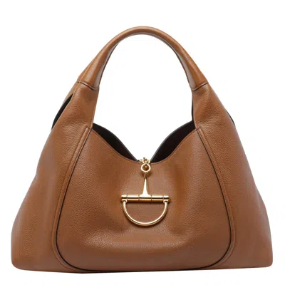 Gucci Women Maxi  Softbix Shoulder Bag In Brown