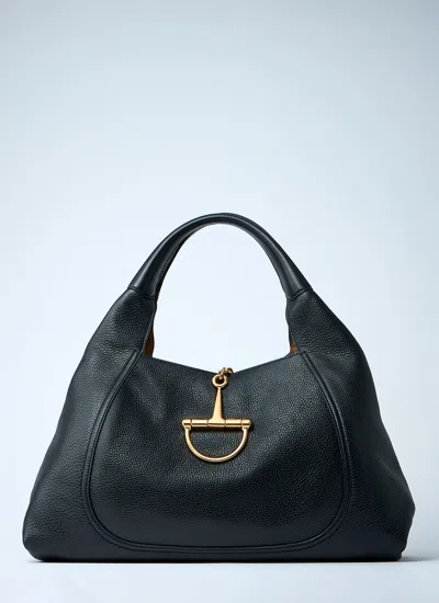 Gucci Women Maxi Softbit Shoulder Bag In Black