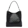 Gucci Women Medium Gg Emblem Bucket Bag In Black