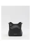Gucci Gg Emblem Leather Bucket Bag With Frontal Logo