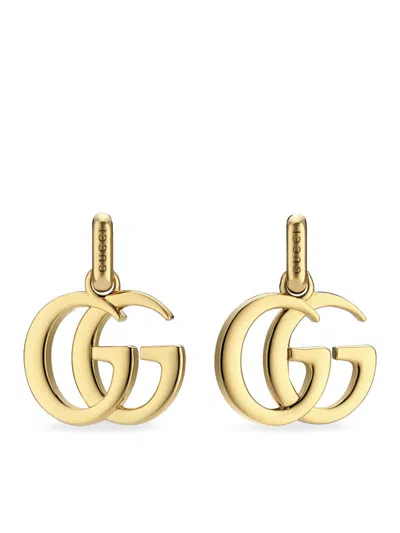 Gucci Women Mini Gg Marmont Earrings In Neutral