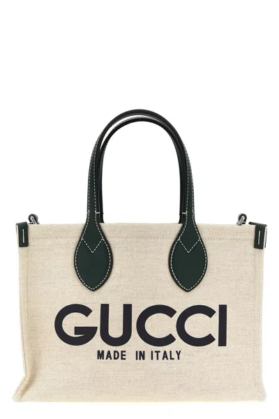 Gucci Women Mini Logo Shopping Bag In Multicolor
