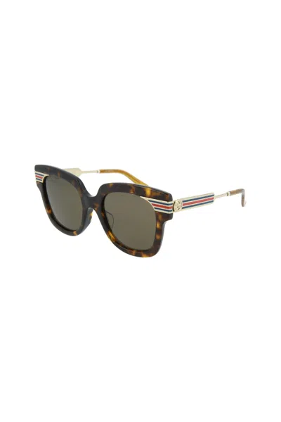 Gucci Women's Mini Rectangular Novelty Sunglasses In Multi
