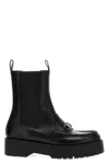 Gucci Horsebit Leather Chelsea Boots In Black
