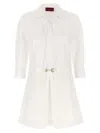 Gucci Women Morsetto Chemisier Dress In White