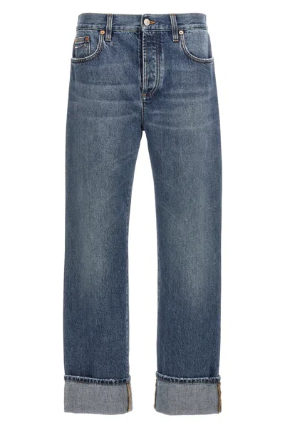 Gucci Morsetto Jeans In Blue