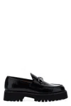Gucci Horsebit Leather Loafers In Black