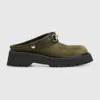 Gucci Women's Mule With Horsebit In Green
