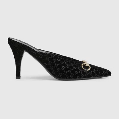 GUCCI GUCCI WOMEN'S MULE WITH HORSEBIT